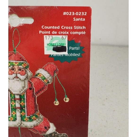 JANLYNN Cross stitch Kit "Jumping Jacks" #023-0232 Santa - Picture 4 of 14